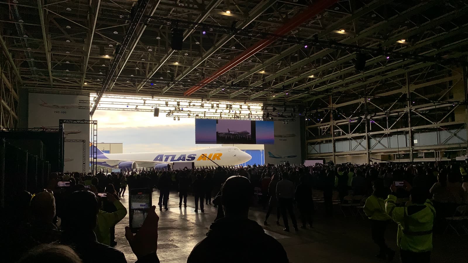 Boeing final 747 production event in Everett
