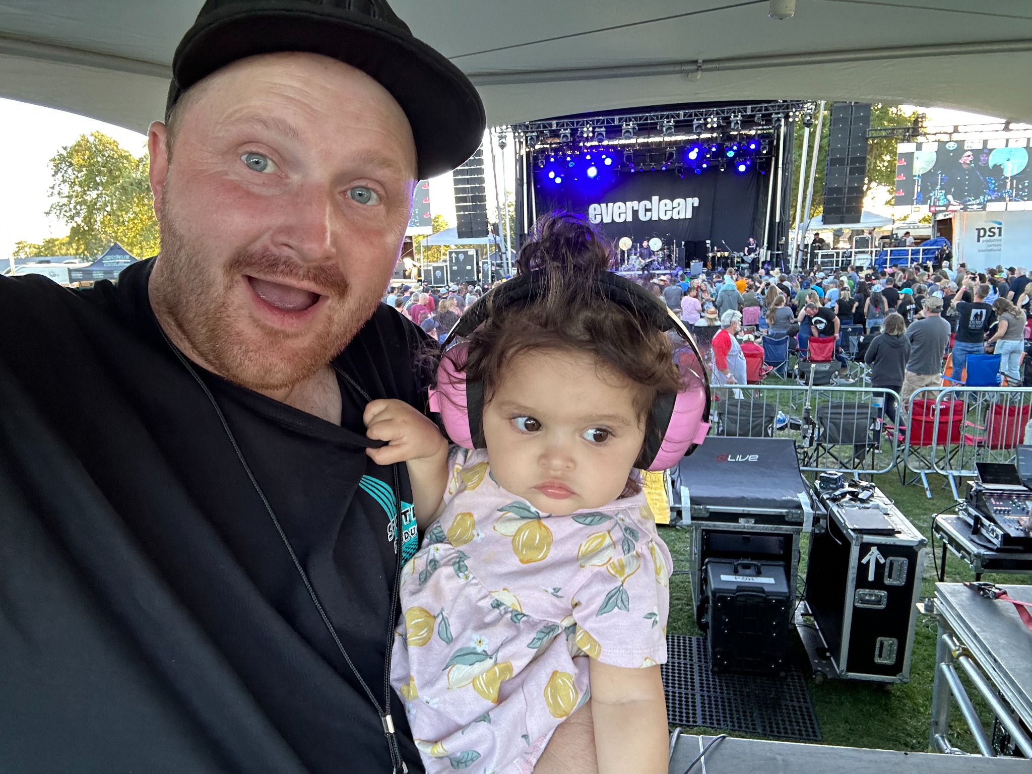 Ryan and his daughter at Rock the Locks
