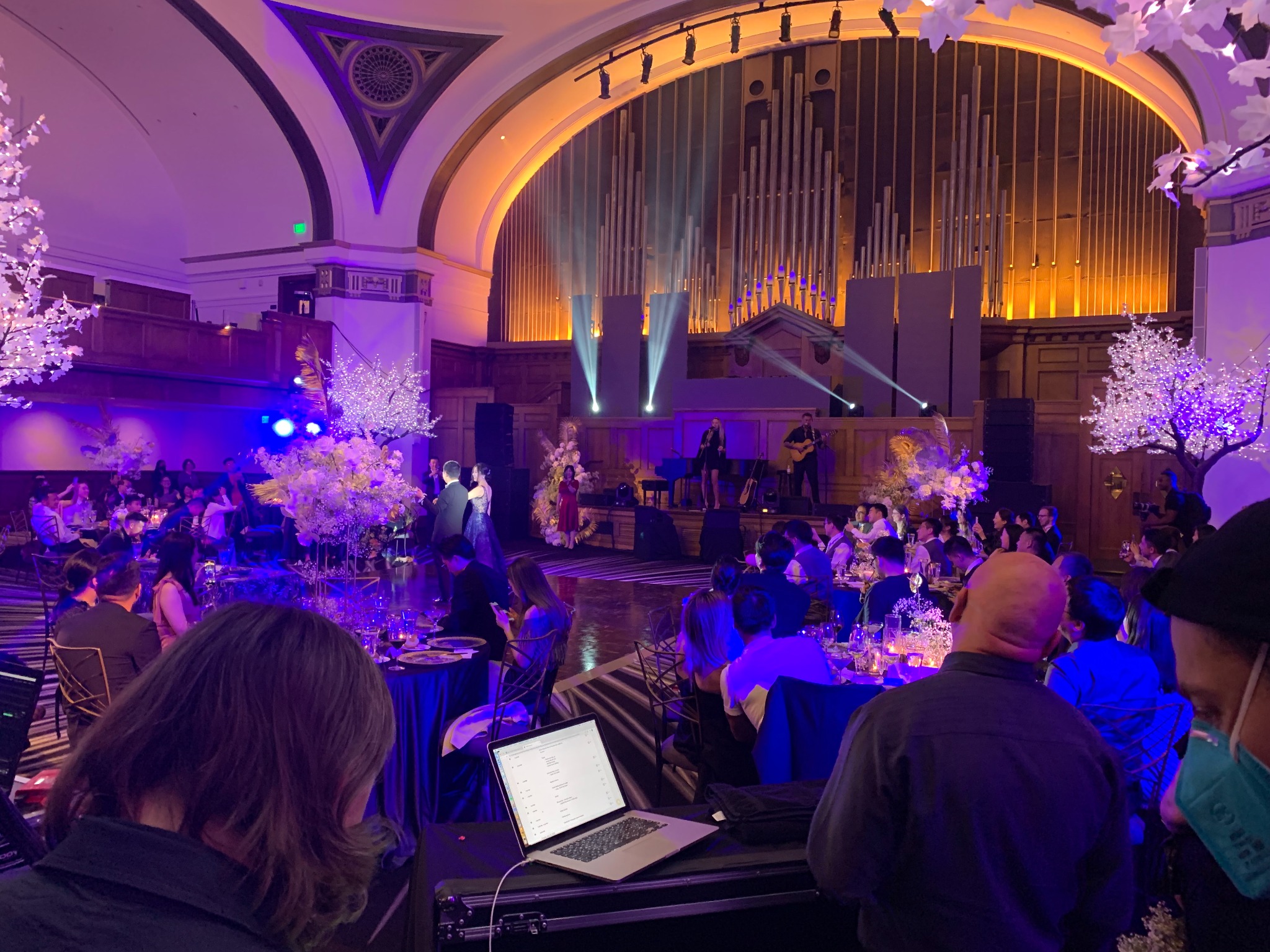 Private Seattle wedding live event environment